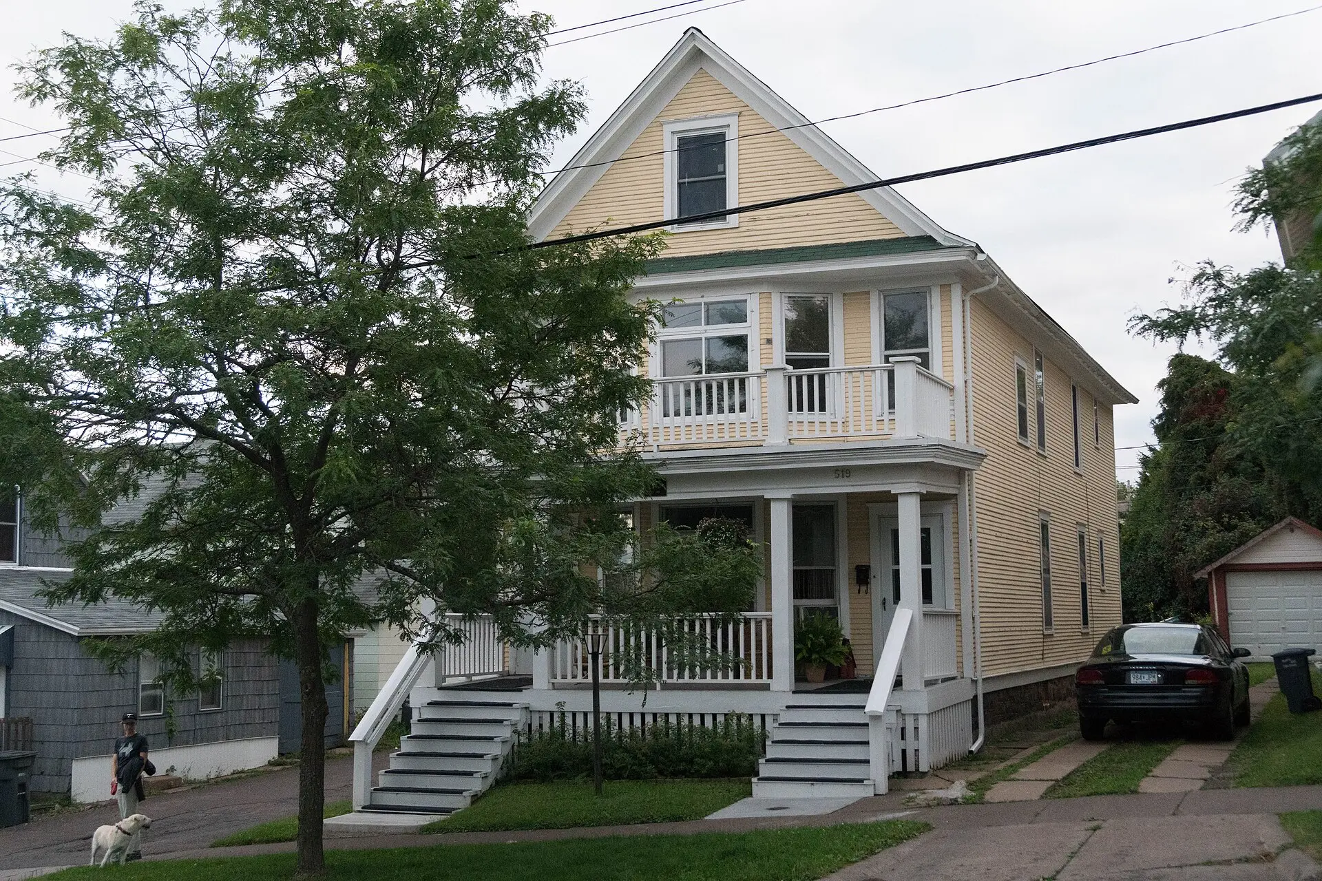 The house in Duluth where Robert Zimmerman lived as a small child, 2016