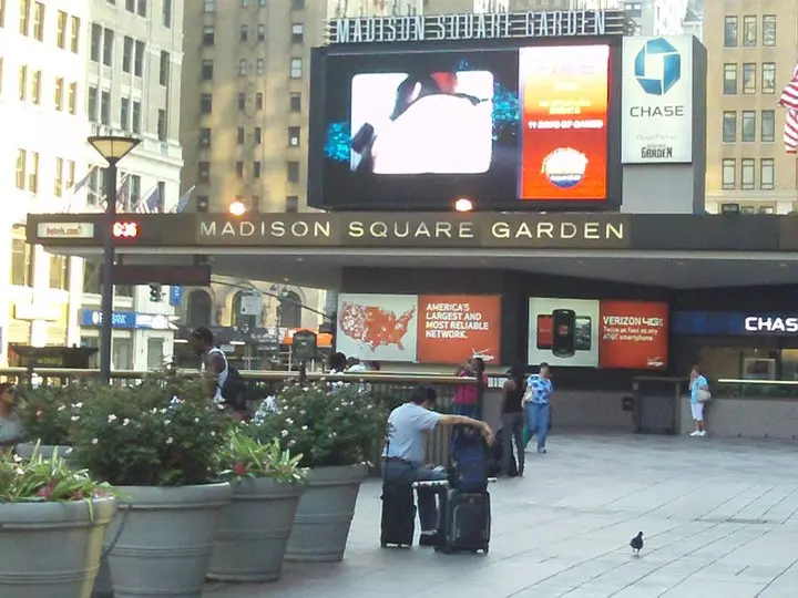 Madison Square Garden, New York, scene of the October 1992 30th anniversary concert (photo 2011)