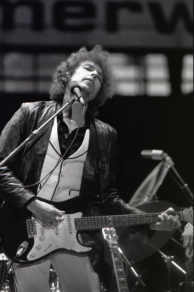 On stage at De Kuip, Rotterdam, 23 June 1978